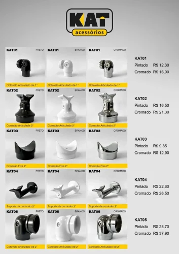 KAT Acessórios para Corrimão e Guarda-Corpo: Melhor Custo-Benefício para Projetos de Vidro